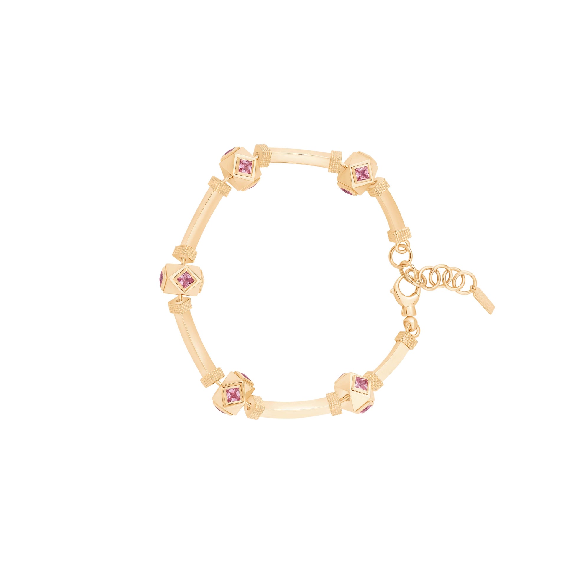 Kare Taşlı Silindir Bileklik - Image 5