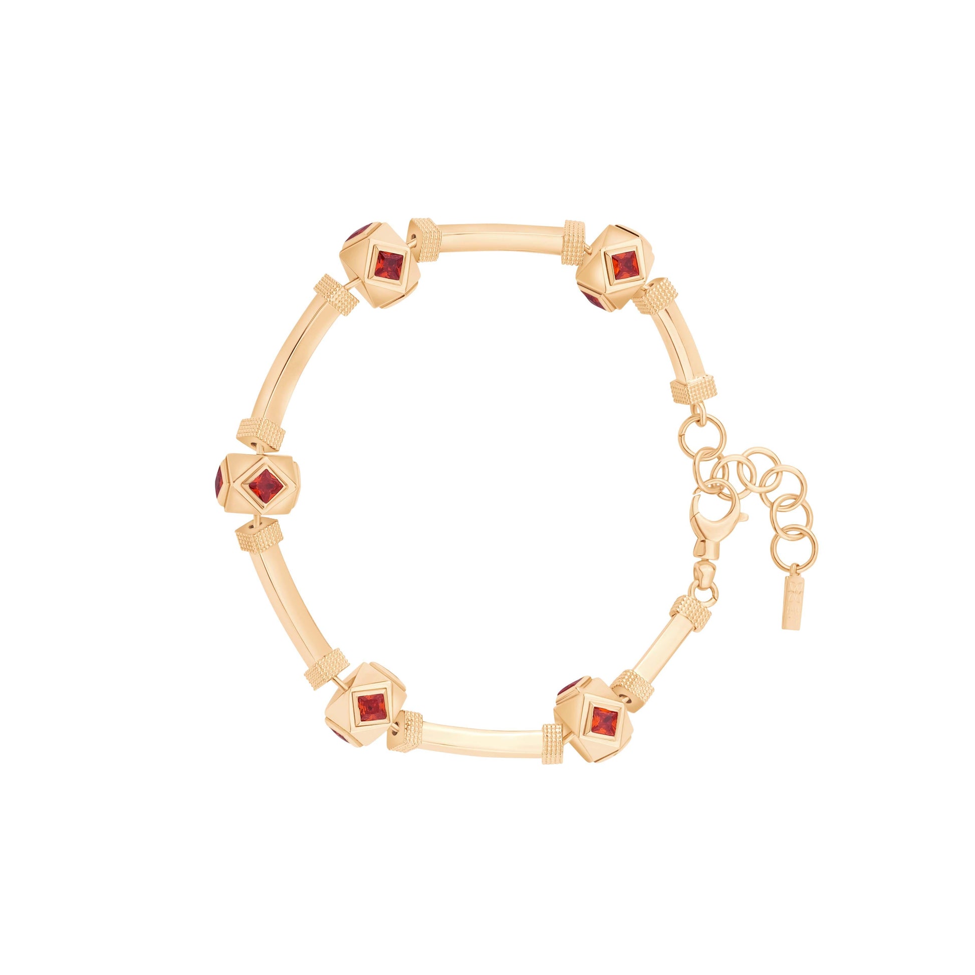 Kare Taşlı Silindir Bileklik - Image 3