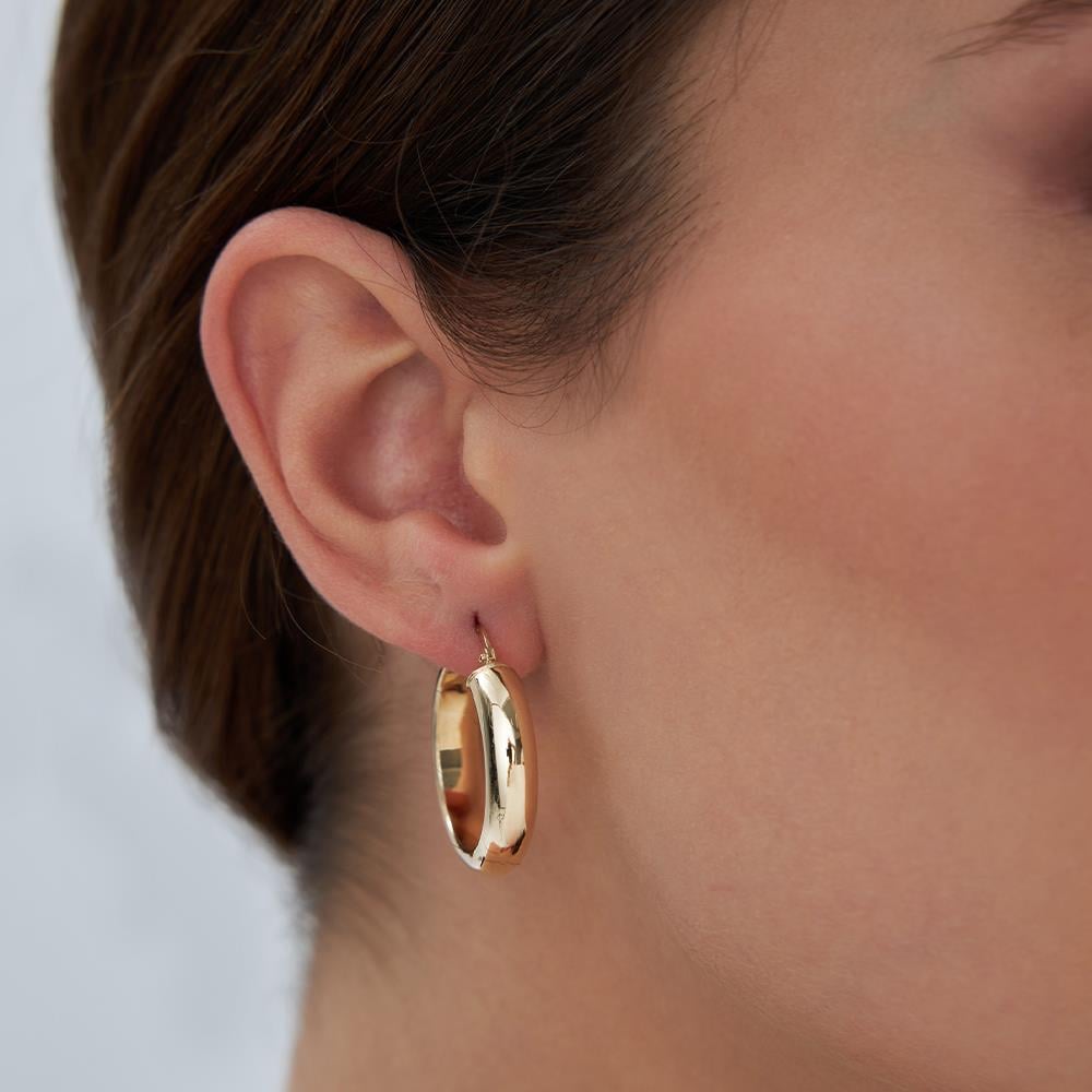 Klasik Simit Halka Küpe - Image 4