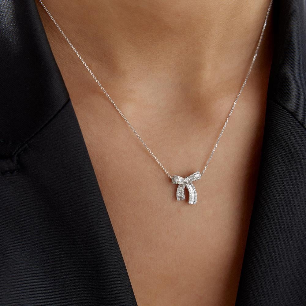 Kurdele Pırlanta Kolye - Image 2