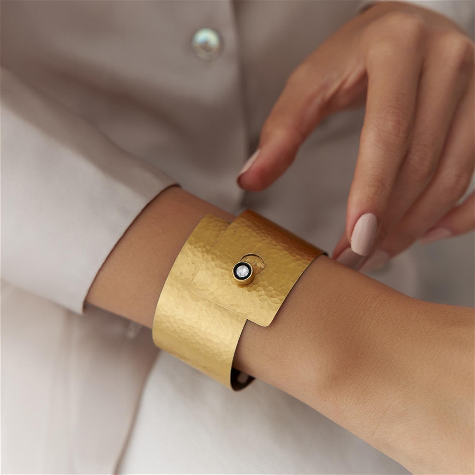 Kurtulan Elmas Has Altın  Özel Tasarım Kelepçe - Image 3