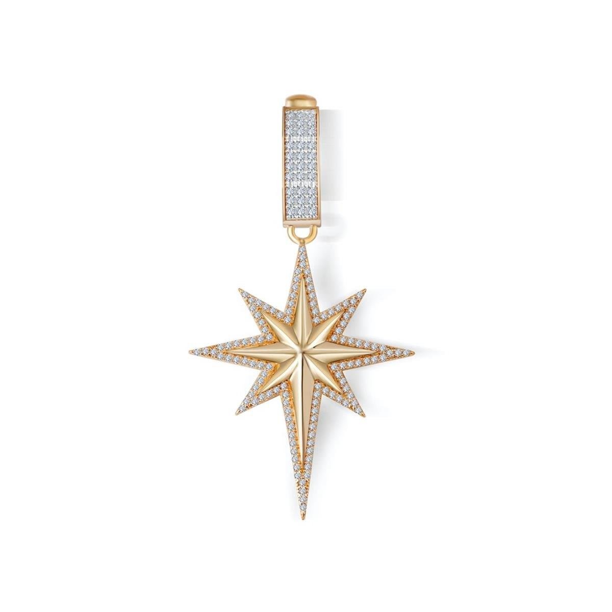 Kuzey Yıldızı Taşlı Charm Kolye Ucu - Image 3