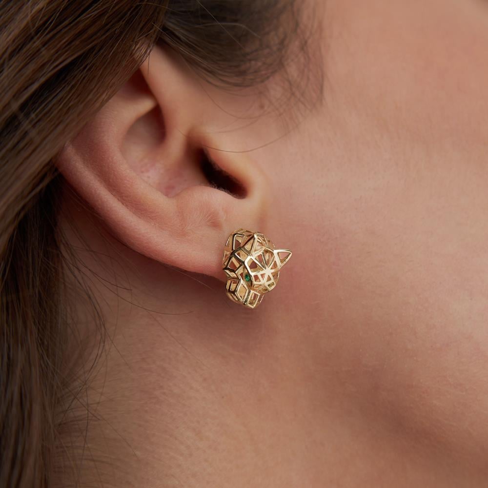 Leopar Altın Küpe - Image 2