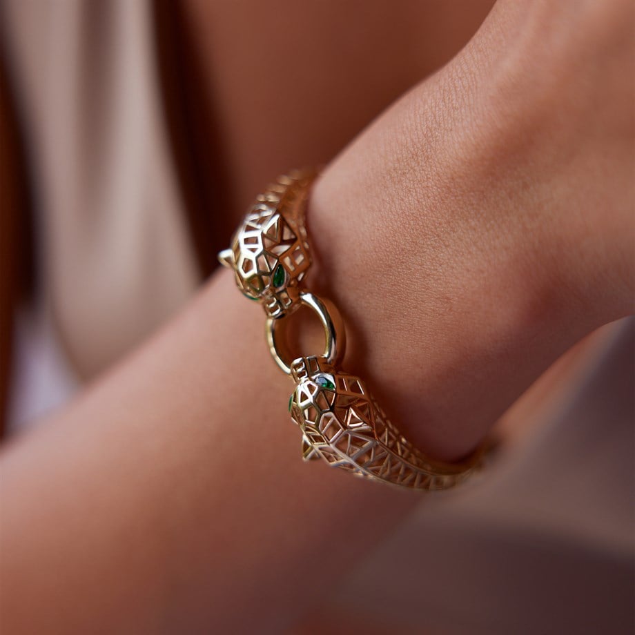 Leopar Figürlü Kelepçe - Image 2