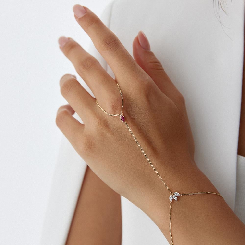 Lotus Model Altın Şahmeran Bileklik - Image 2