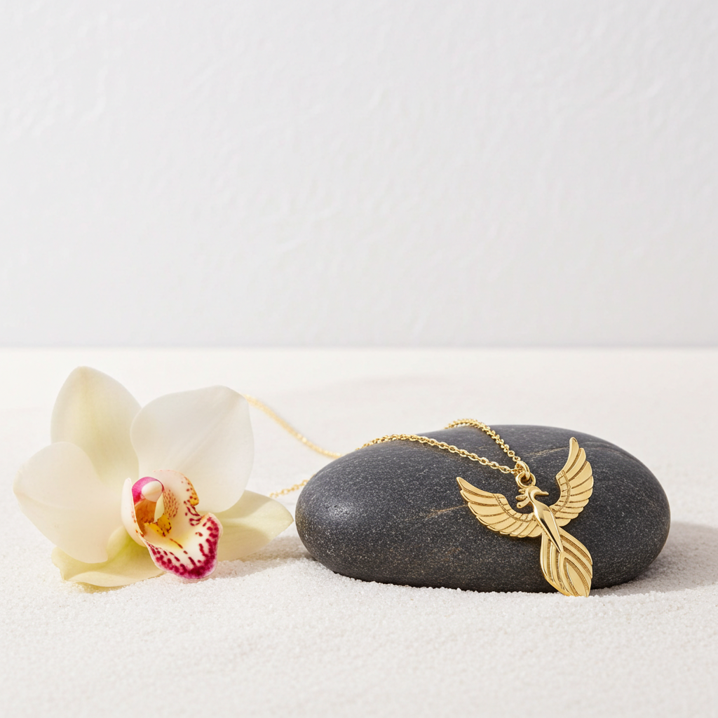 Minimal Anka Kuşu Altın Kolye - Image 8