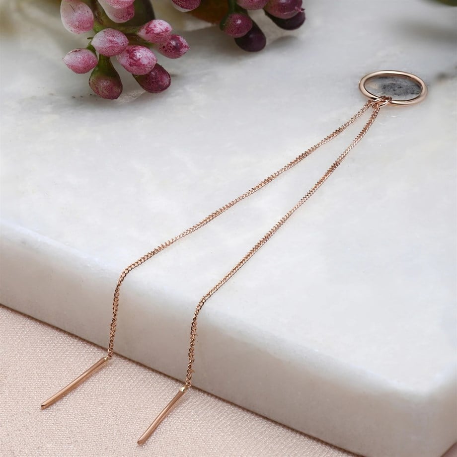 Minimal Çember Çok Kullanımlı Küpe - Image 4