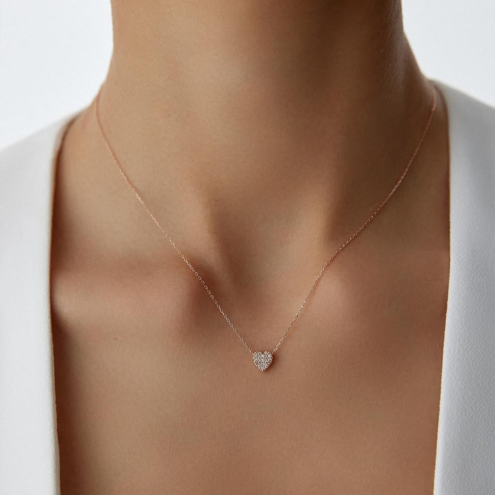 Minimal Kalp Altın Kolye - Image 2