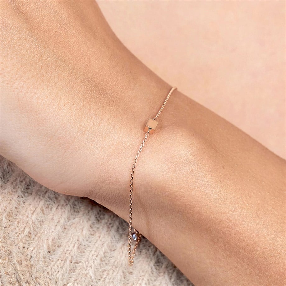 Minimal Küp Figürlü Bileklik - Image 2