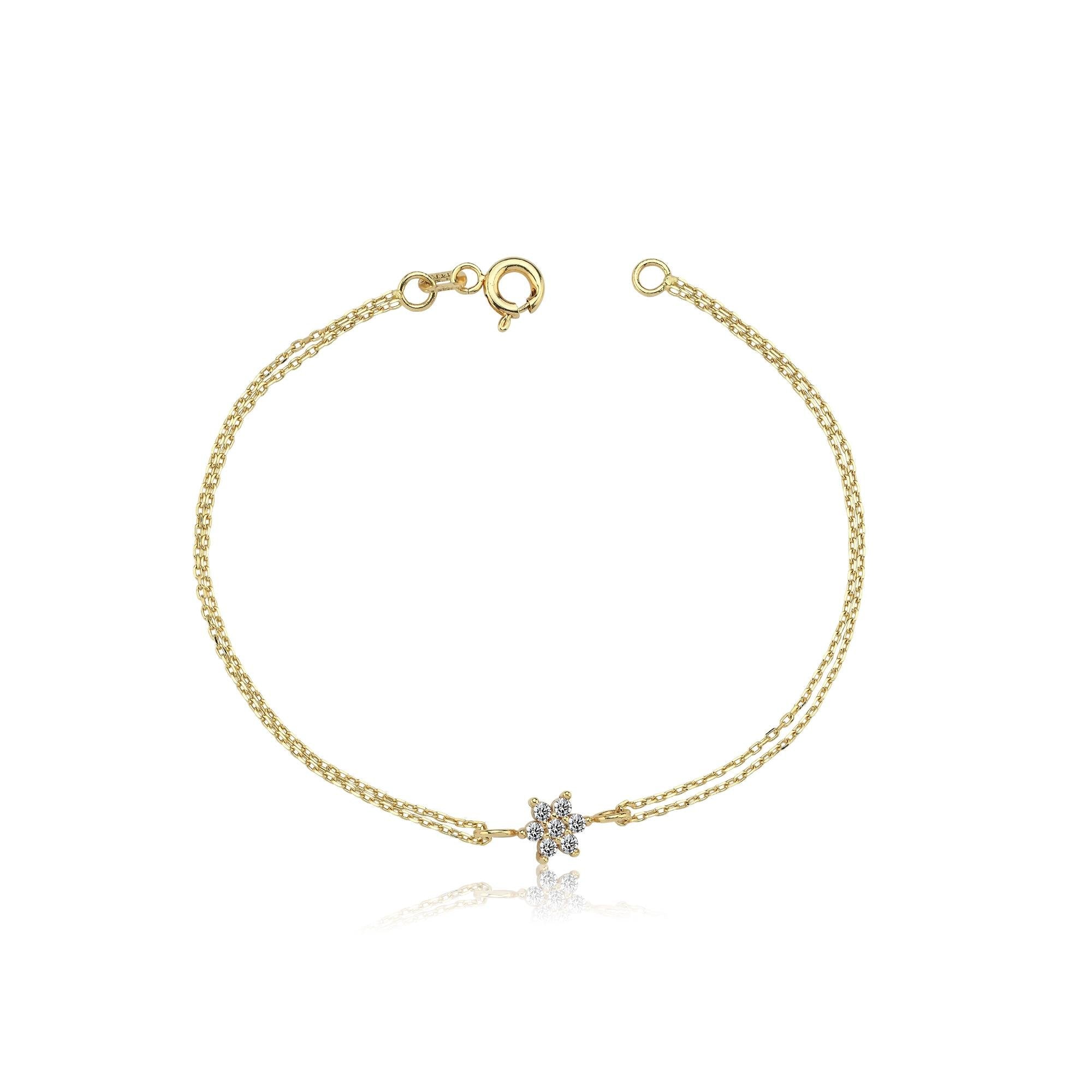 Minimal Yıldız Altın Bileklik - Image 3