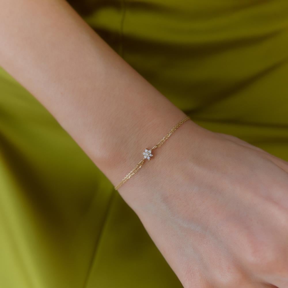 Minimal Yıldız Altın Bileklik - Image 2