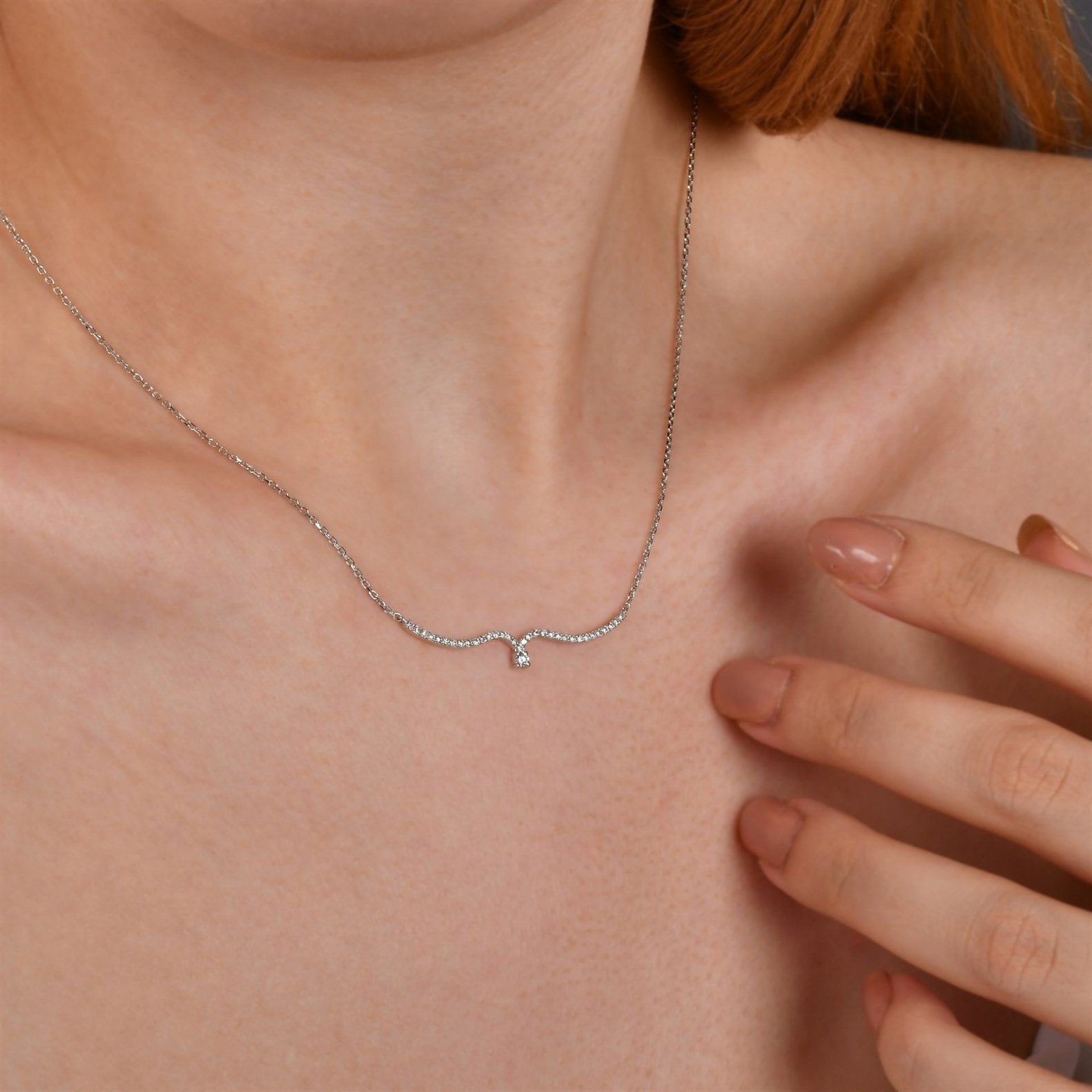 Moust Pırlanta Kolye - Image 3