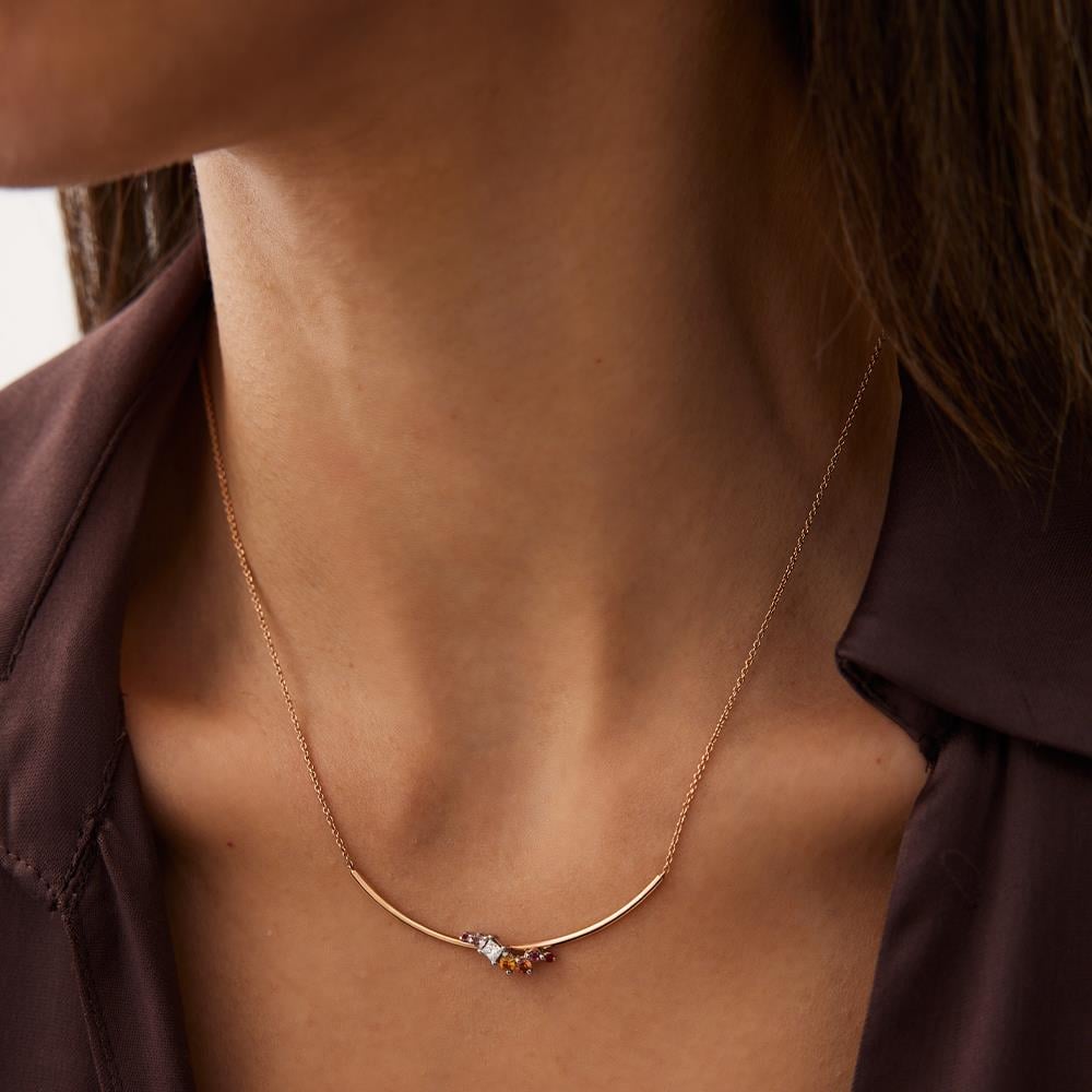 Multi-Color Pırlanta Kolye - Image 2