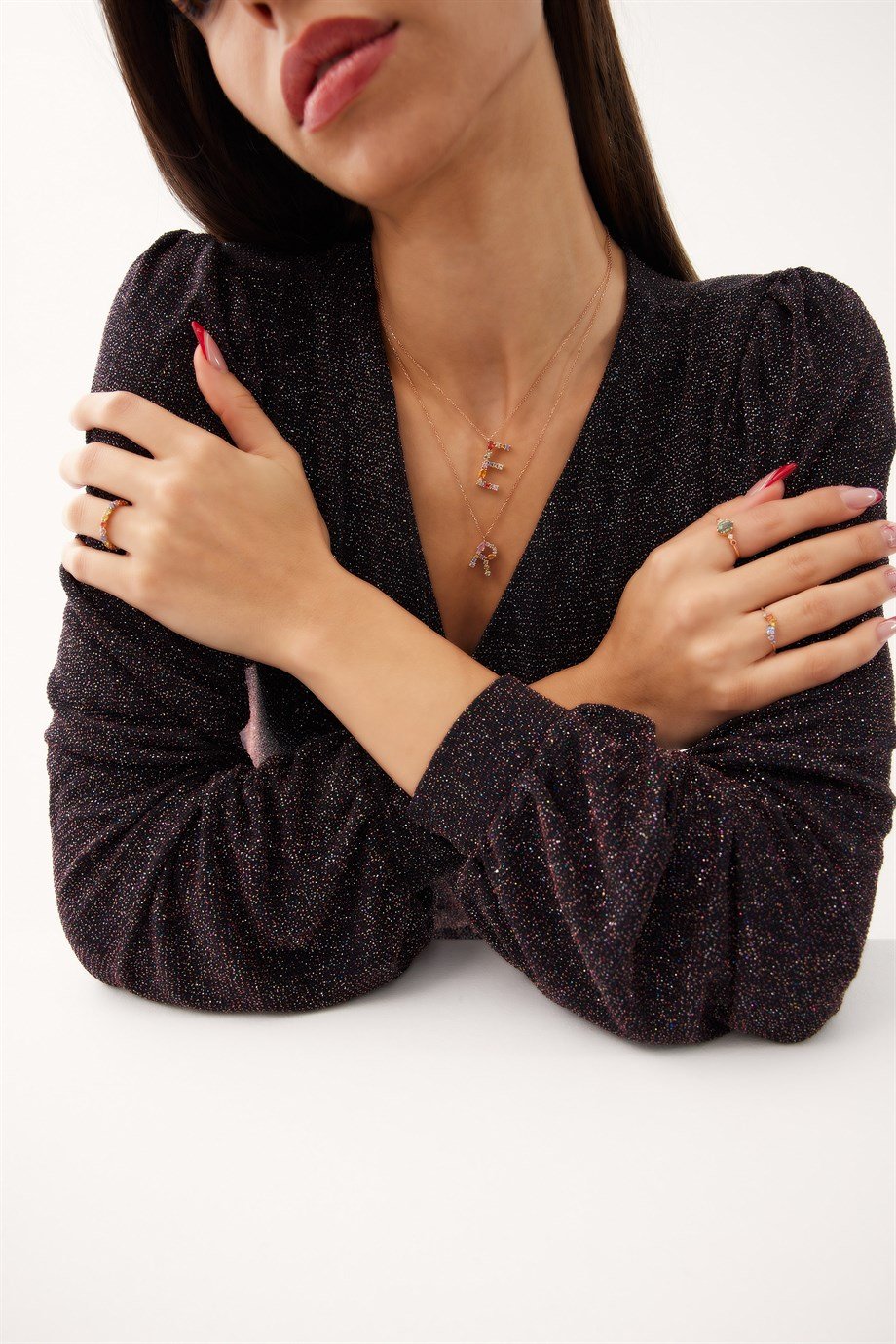 Multicolor Harf Kolye - Image 6