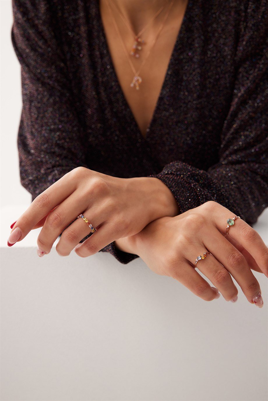 Multicolor Harf Kolye - Image 5