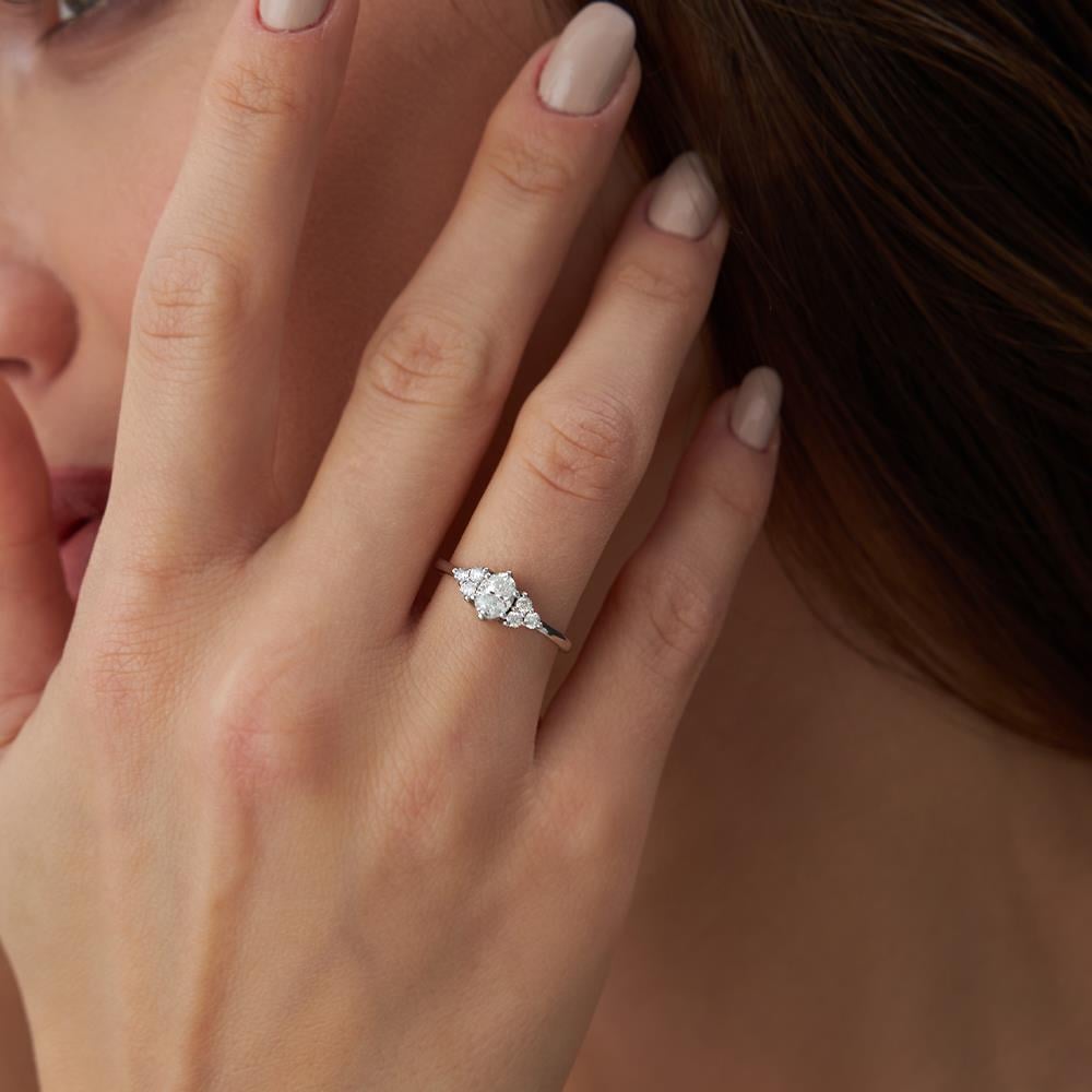 Oval Kesim Pırlanta Yüzük - Image 3