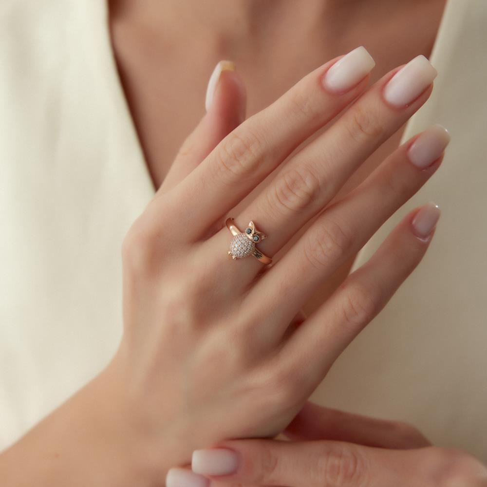 Owl Pırlanta Yüzük - Image 2