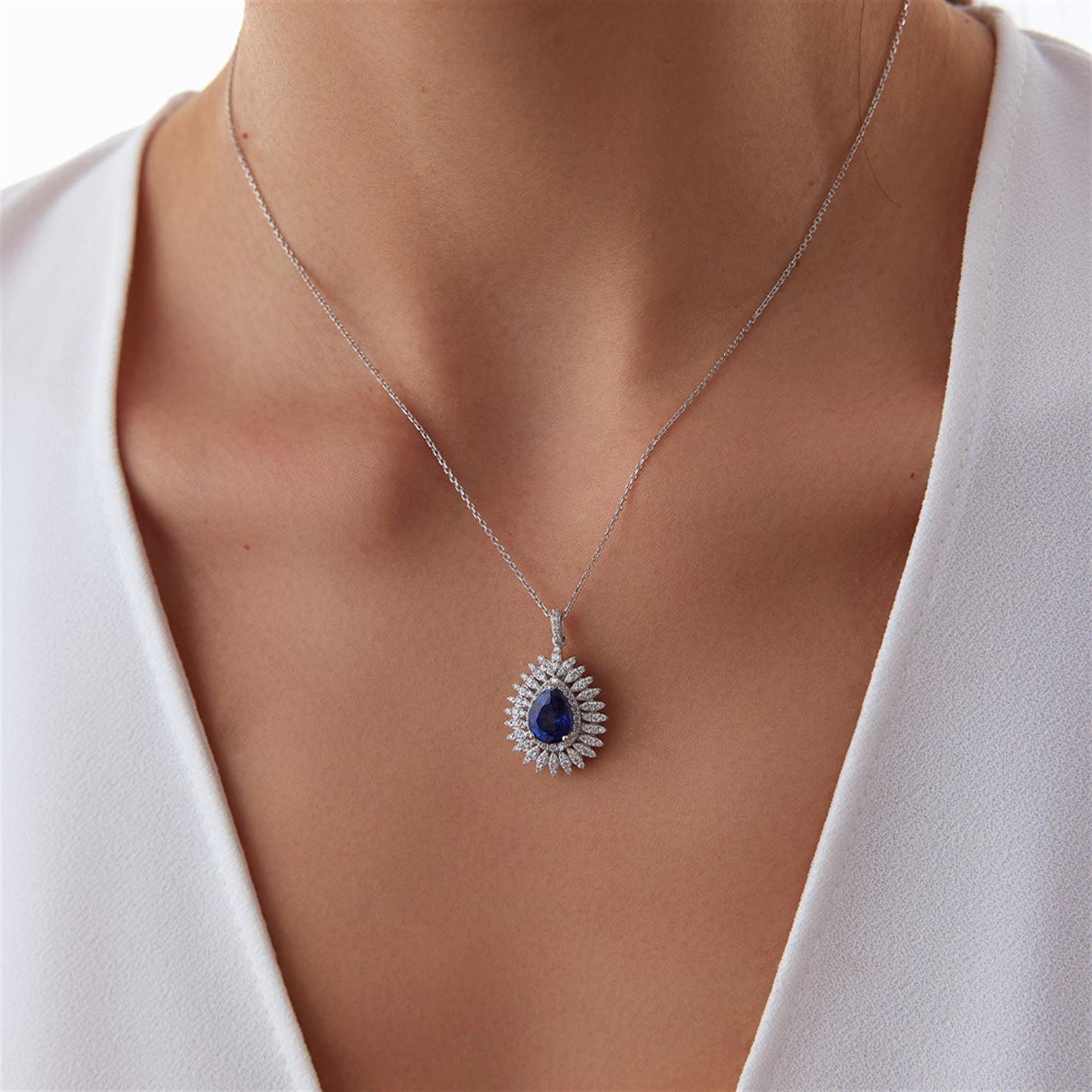 Pırlanta Safir Gerdanlık - Image 1