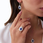 Pırlanta Safir Yüzük - Image 3
