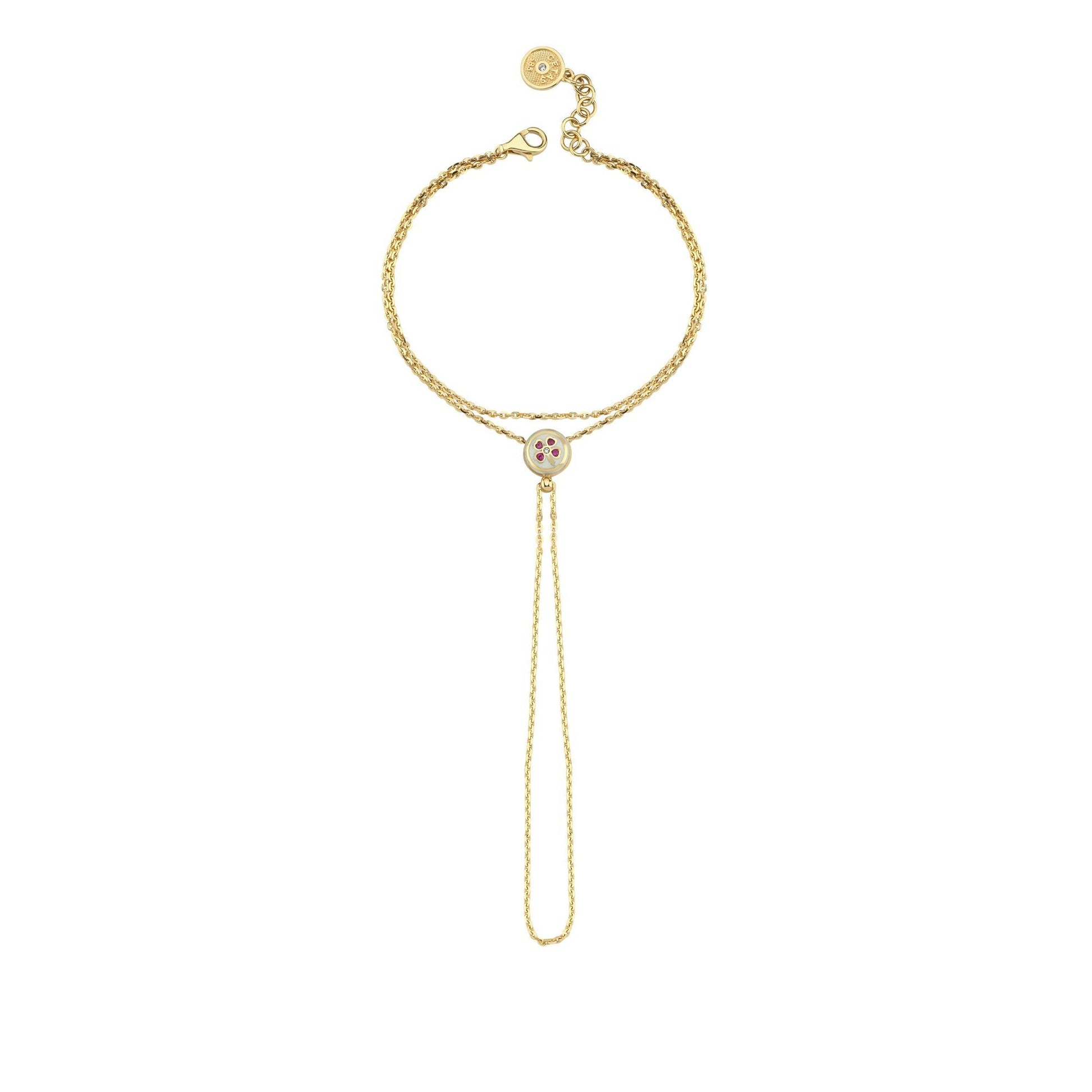 Red Clover Altın Şahmeran Bileklik - Image 3