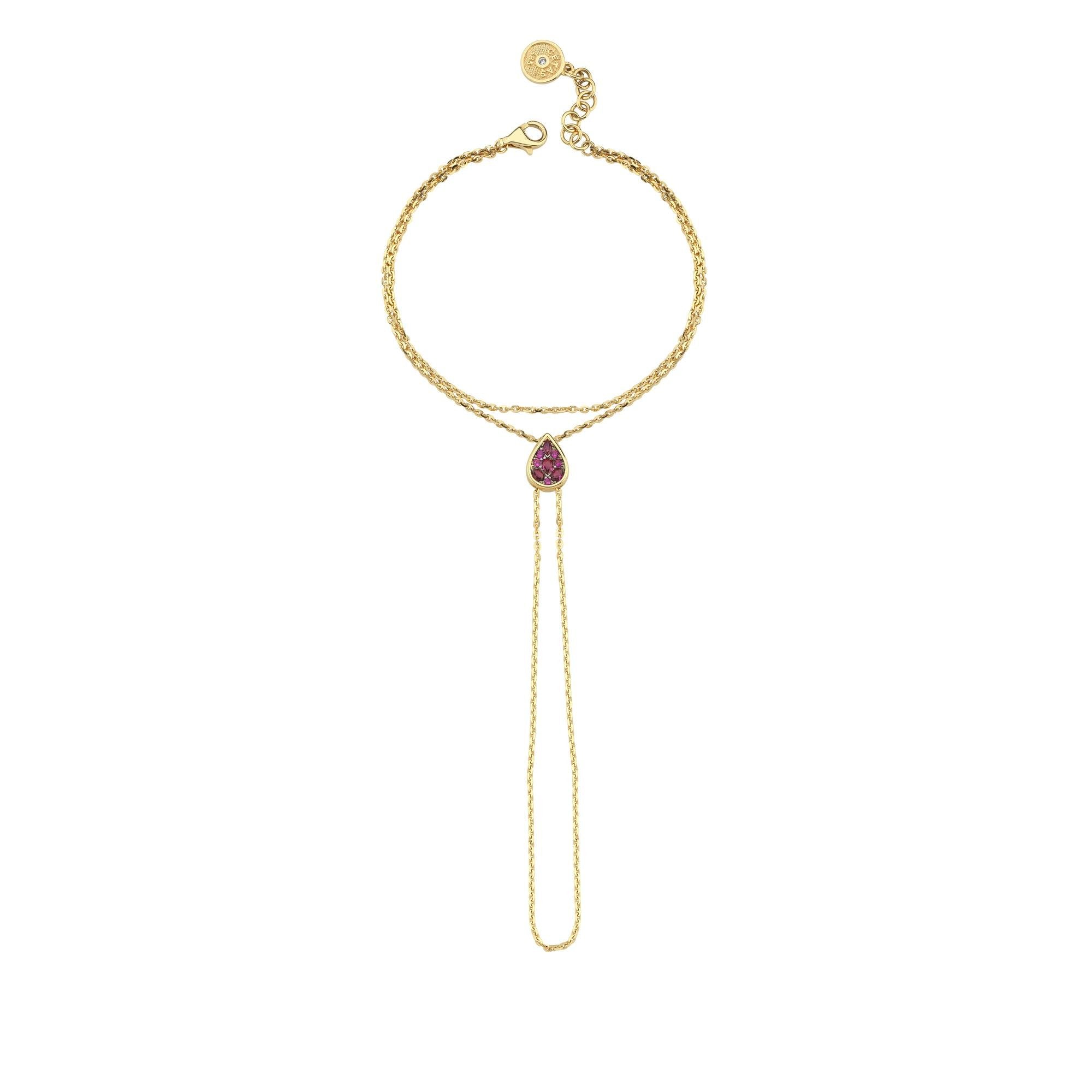 Red Drop Altın Şahmeran Bileklik - Image 3