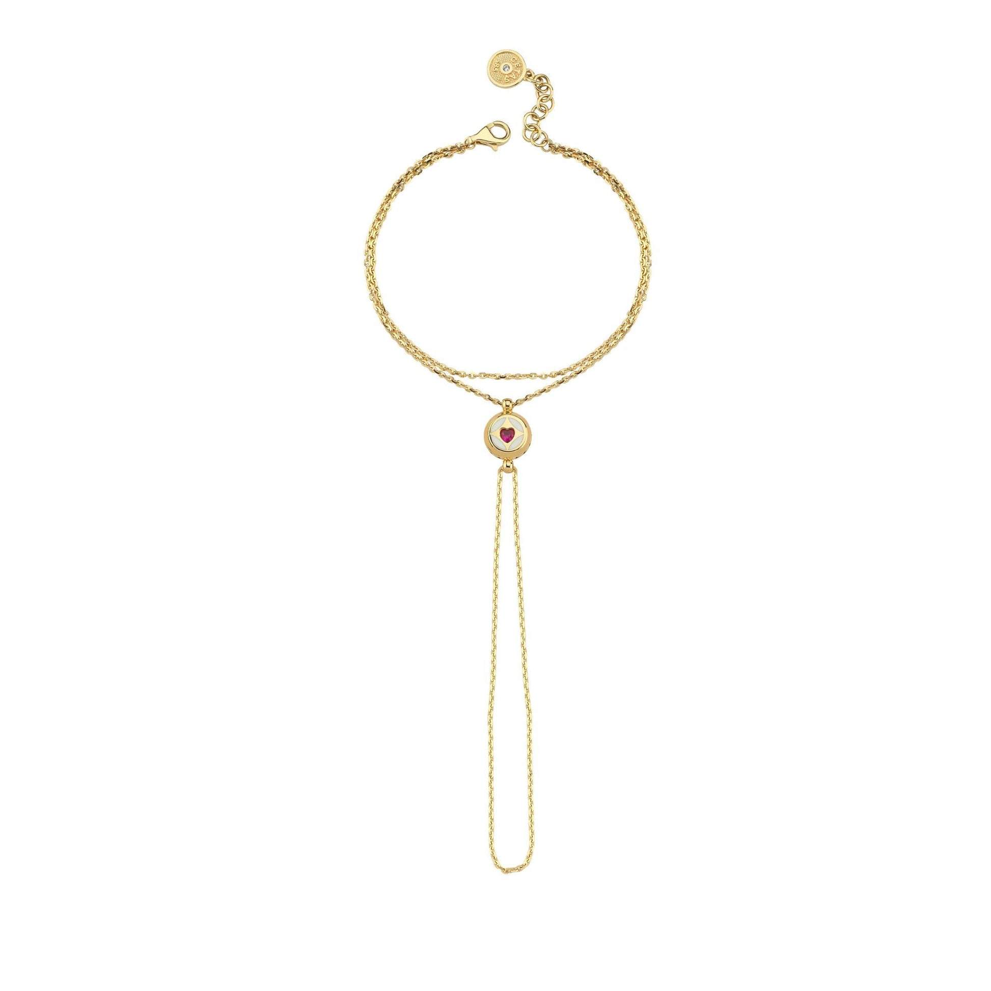 Red Heart Altın Şahmeran Bileklik - Image 3