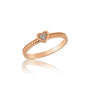 Rose Heart Altın Yüzük - Image 1