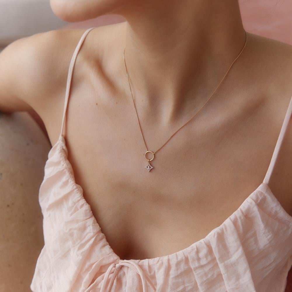 Rose Karo Minimal Altın Kolye - Image 3