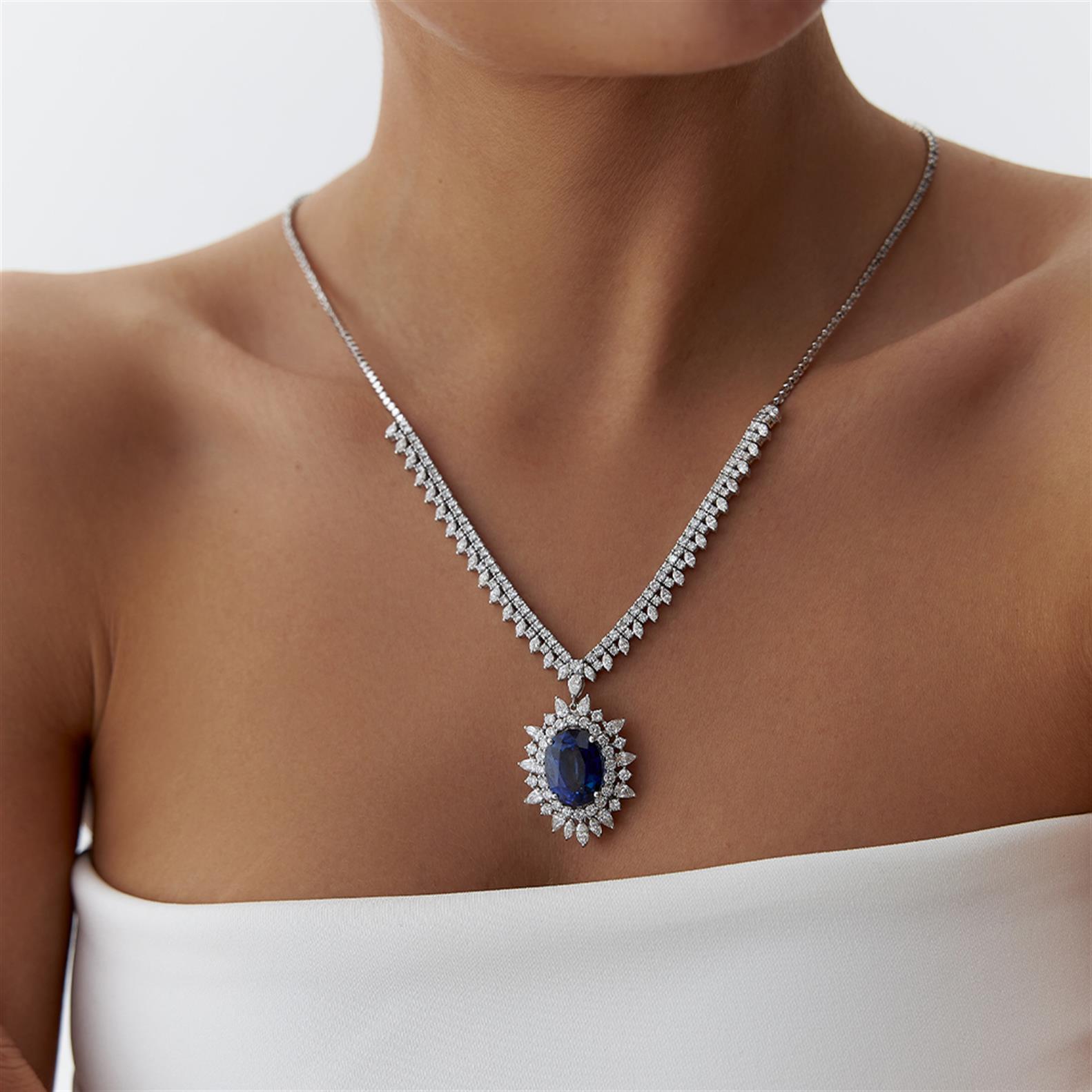 Safir Pırlanta Gerdanlık - Image 1