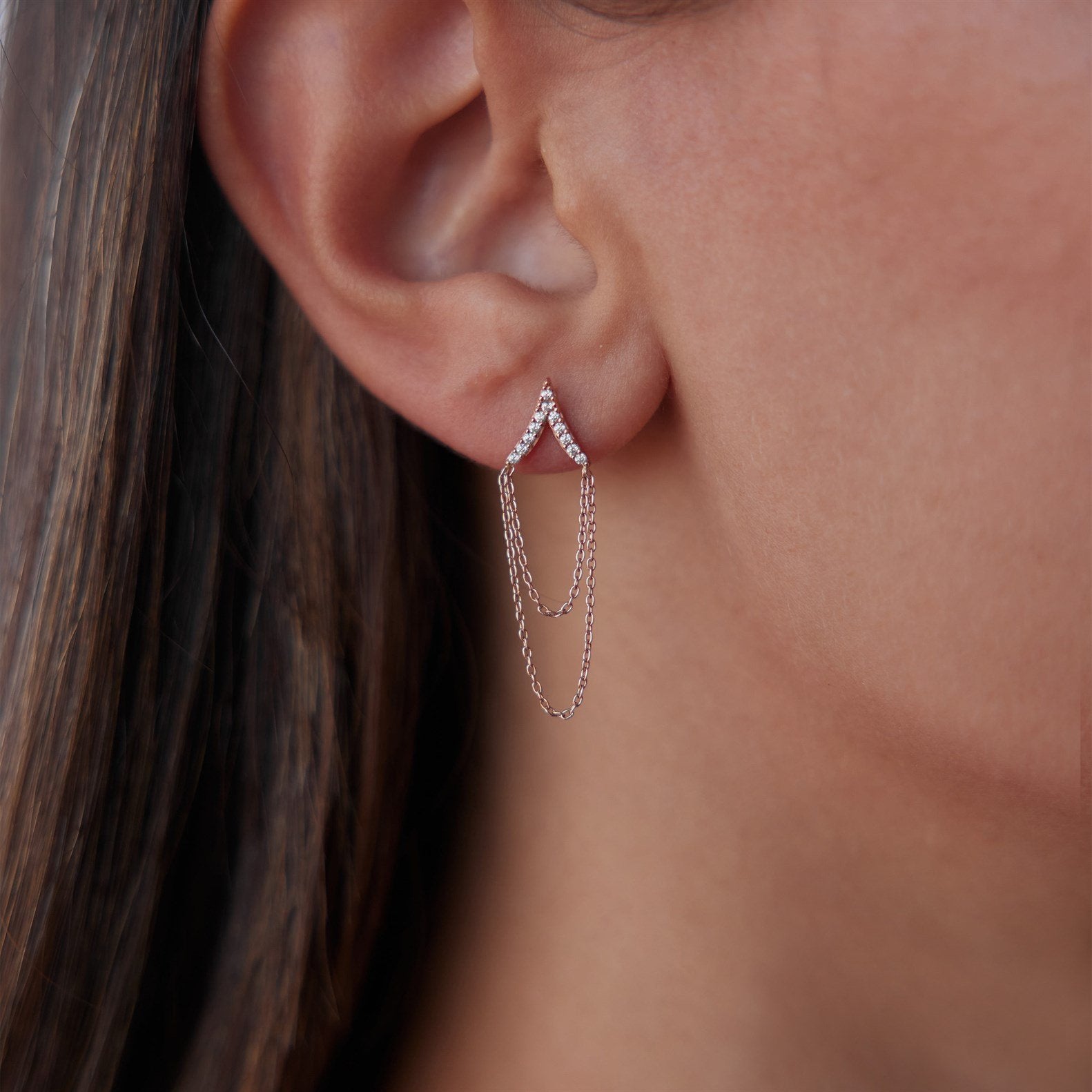 Sallantılı Dış Bükey Küpe - Image 1