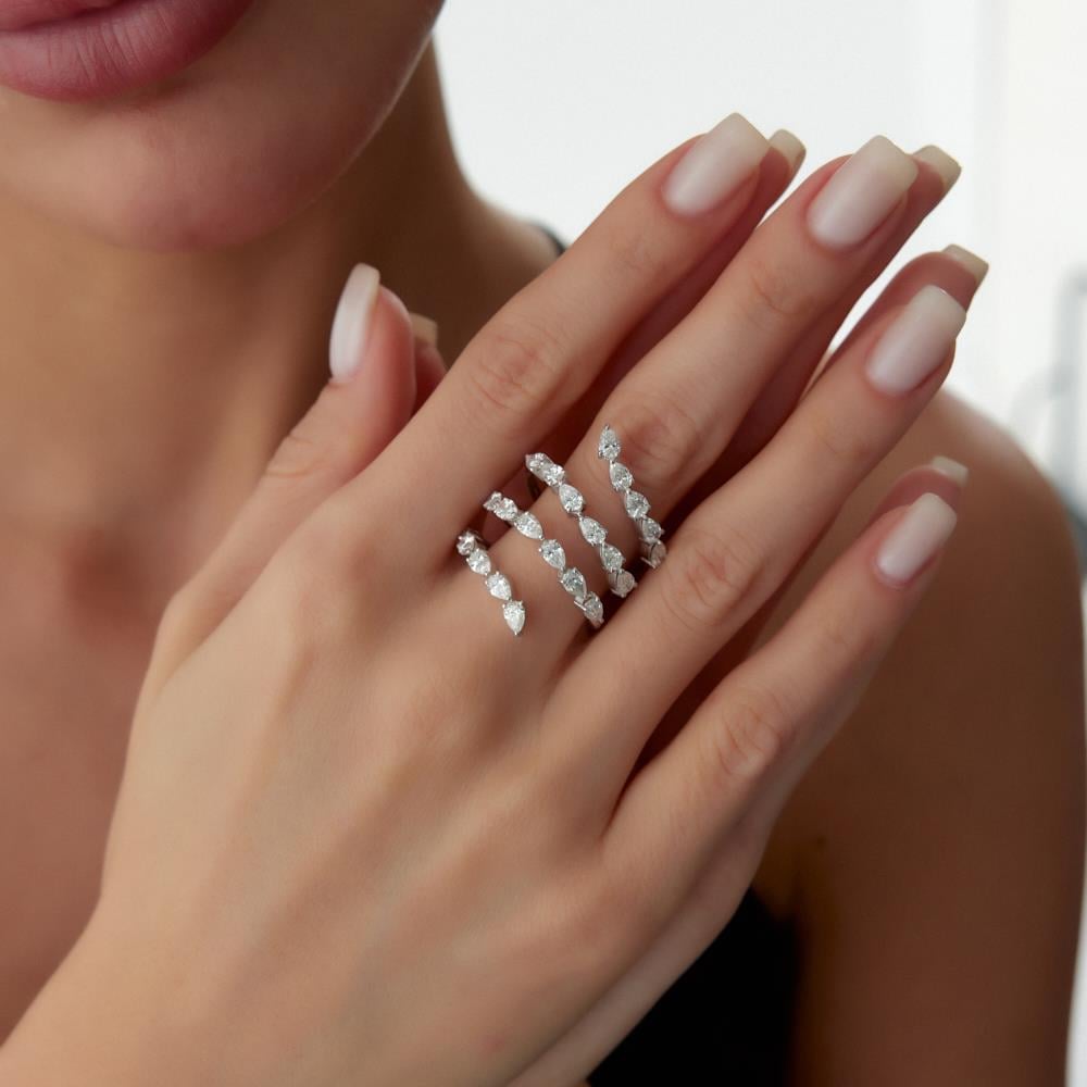 Sarmal Pırlanta Yüzük - Image 2