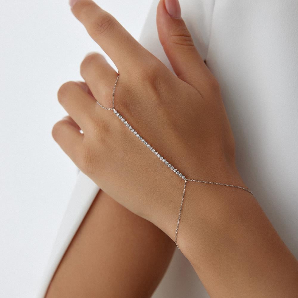 Sıra Taşlı Altın Şahmeran Bileklik - Image 3