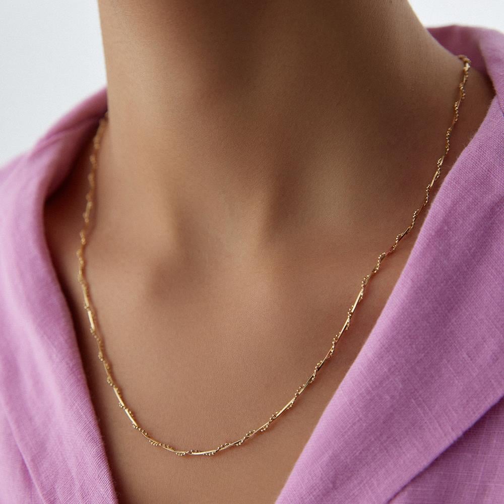 Tasarım Altın Zincir Kolye - Image 3