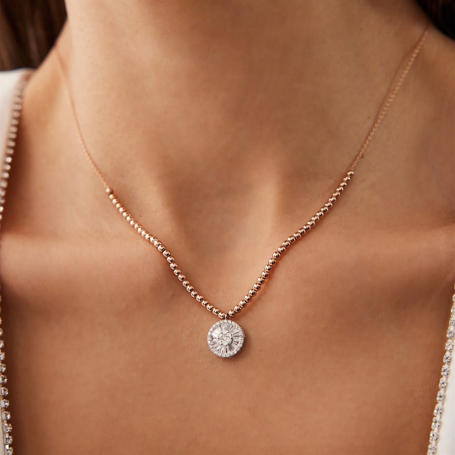 Tasarım Pırlanta Kolye - Image 2