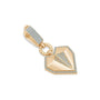 Taşlı Kalp Charm Altın Kolye Ucu - Image 2