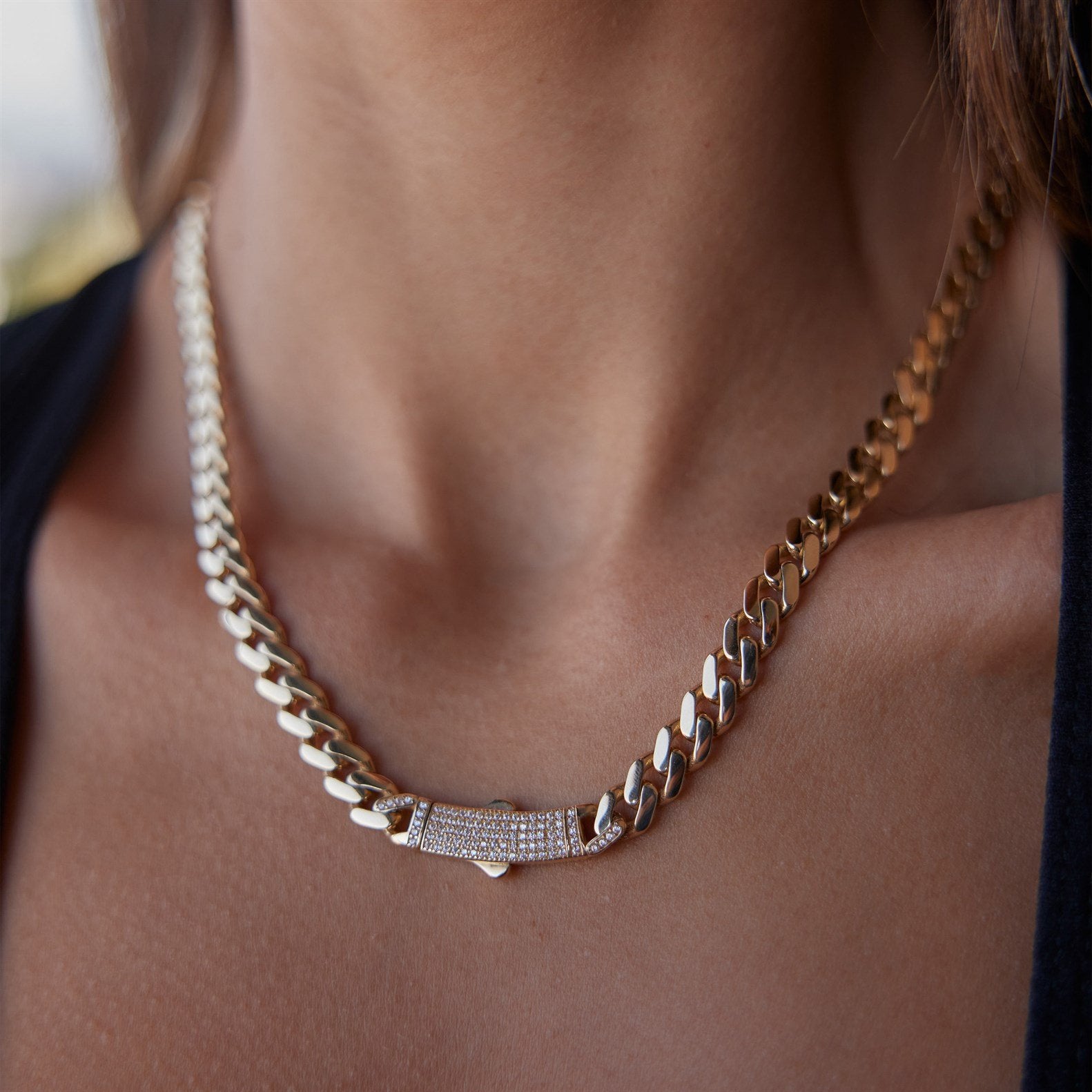 Taşlı Kilit Detay Zincir - Image 1