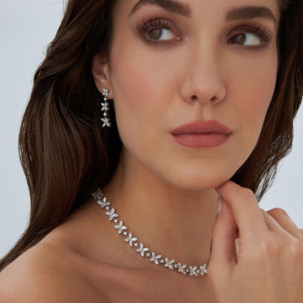 Tasarım Markiz Taşlı Pırlanta Gerdanlık - Image 2