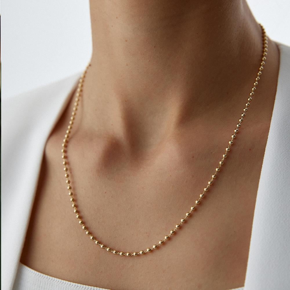 Tırnak Makası Altın Zincir Kolye - Image 2