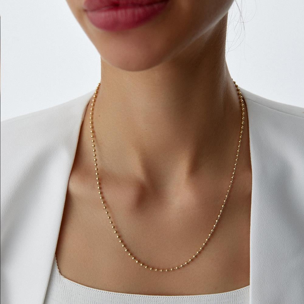 Tırnak Makası Altın Zincir Kolye - Image 2