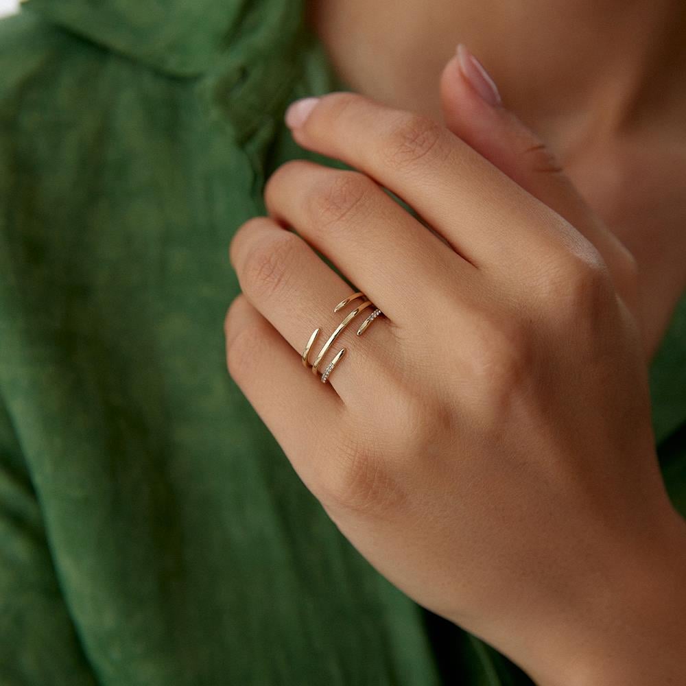 Trident Altın Yüzük - Image 2