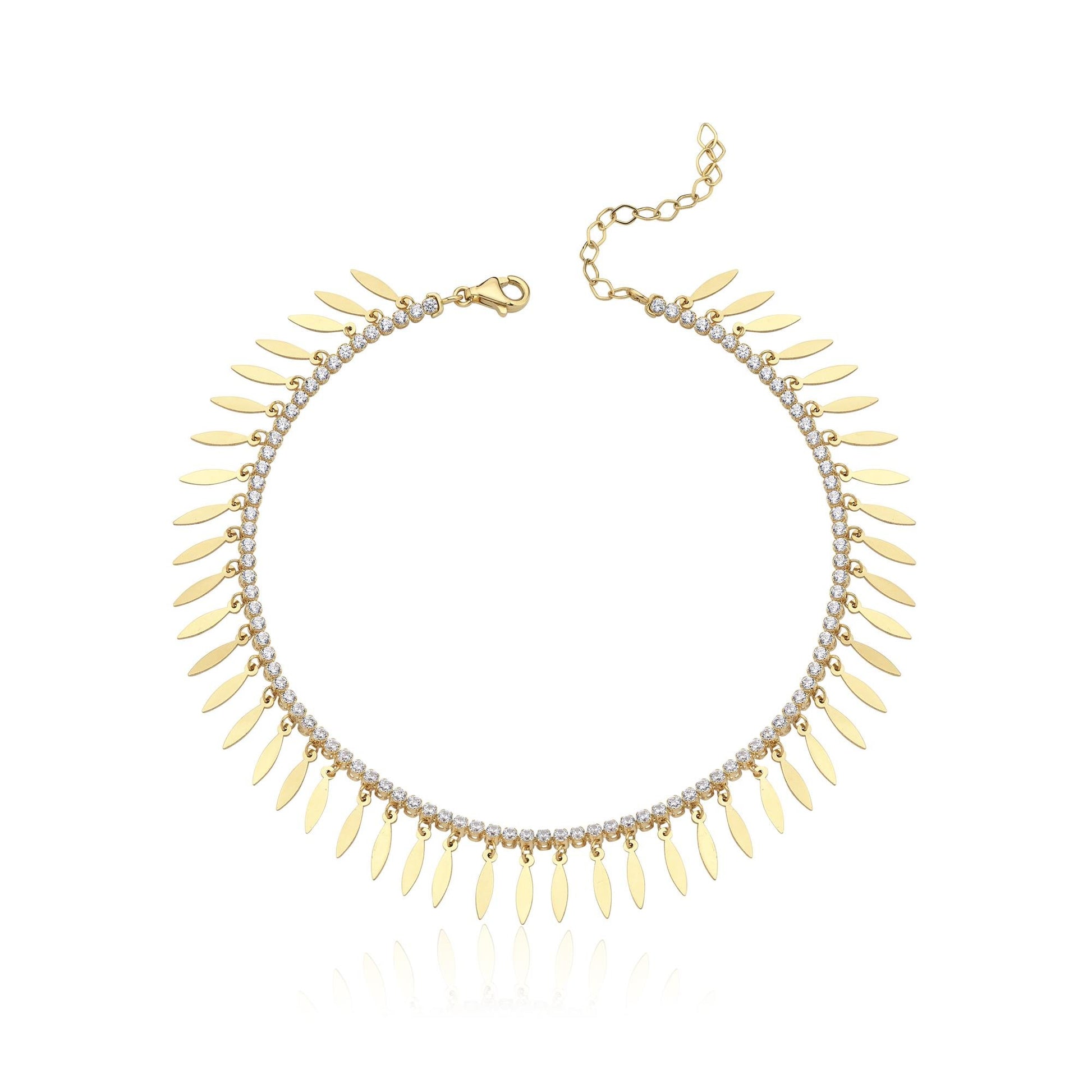 Uzun Pul Altın Halhal - Image 3