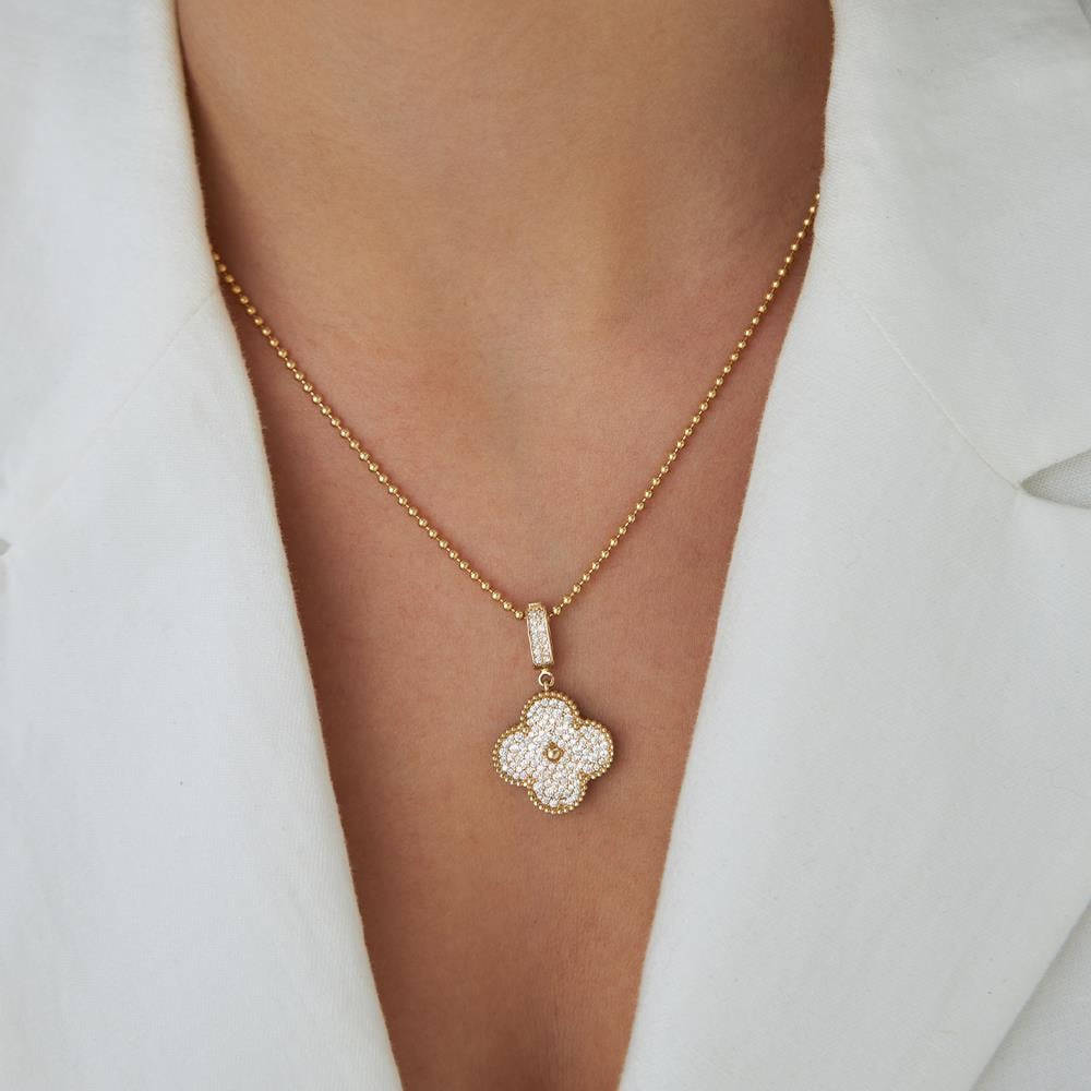 Model Taşlı Altın Kolye Ucu - Image 2