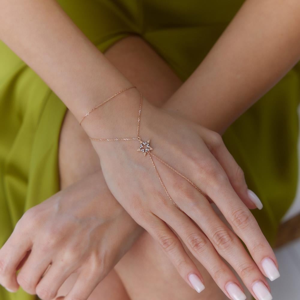 Void Yıldız Altın Şahmeran Bileklik - Image 2