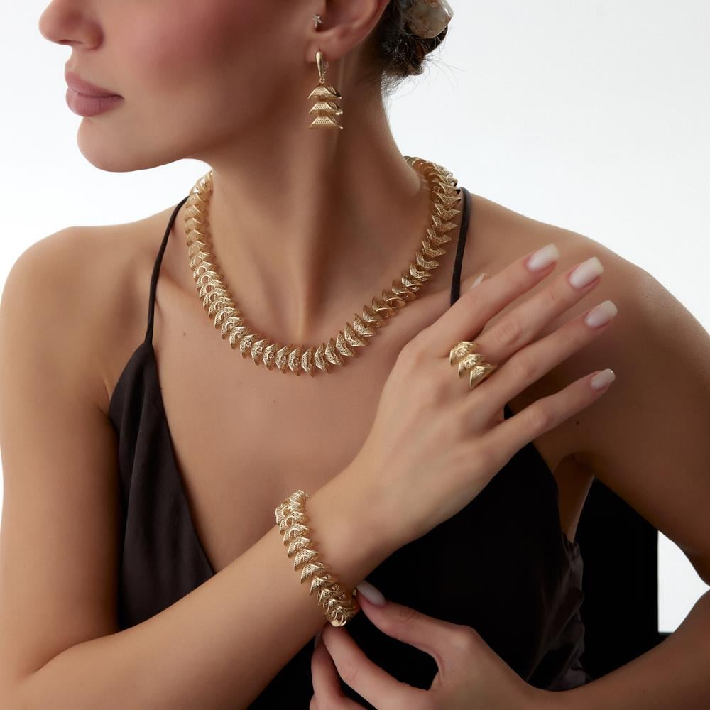 Wave Altın Küpe - Image 2