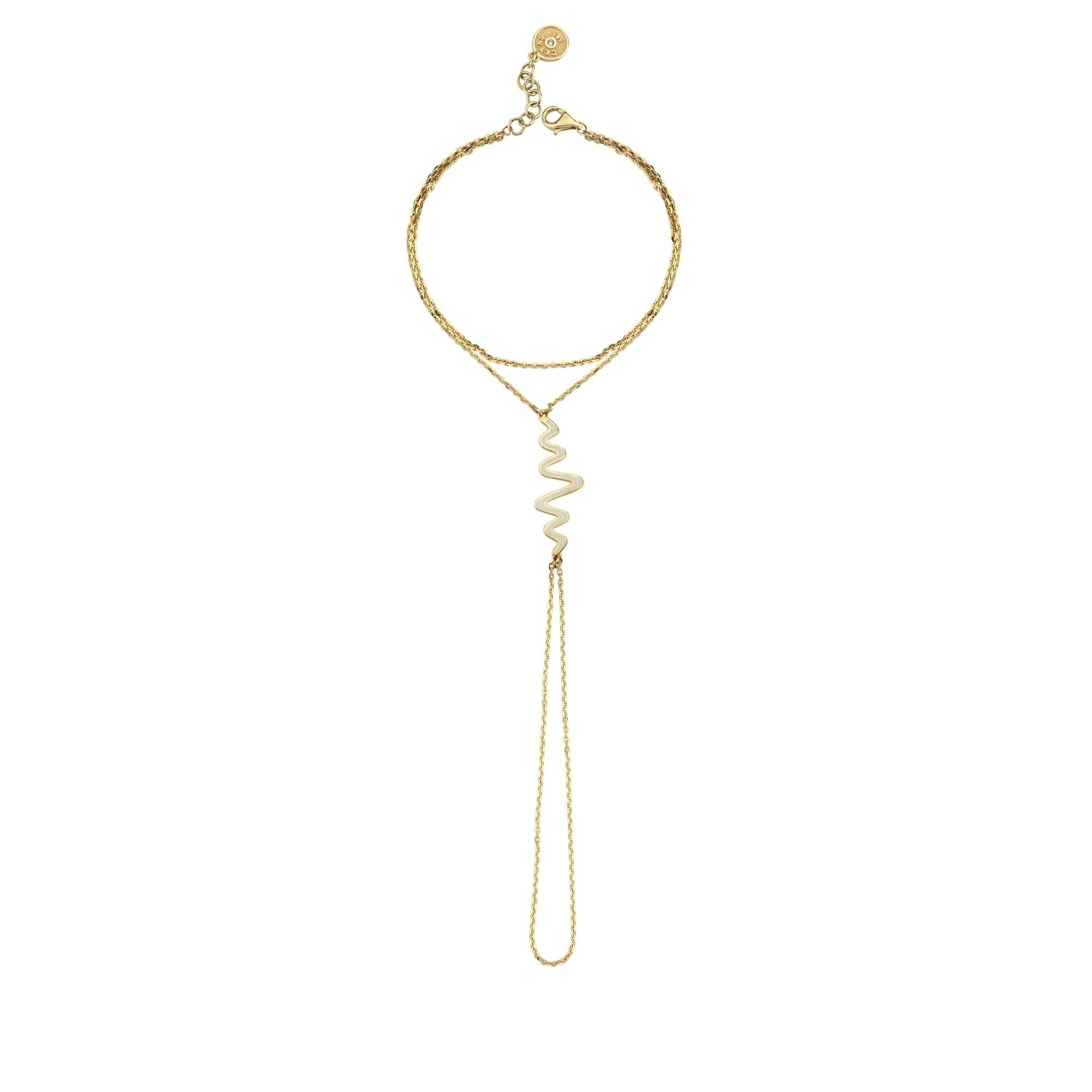 White Beat Altın Şahmeran Bileklik - Image 3