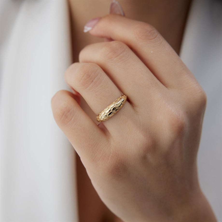 Yaprak Desenli Yüzük - Image 1