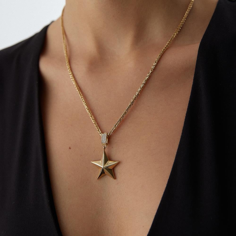 Yıldız Altın Kolye Ucu - Image 2