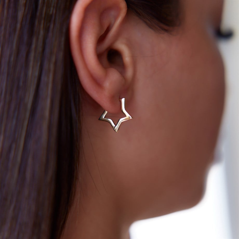 Yıldız Halka Küpe - Image 1