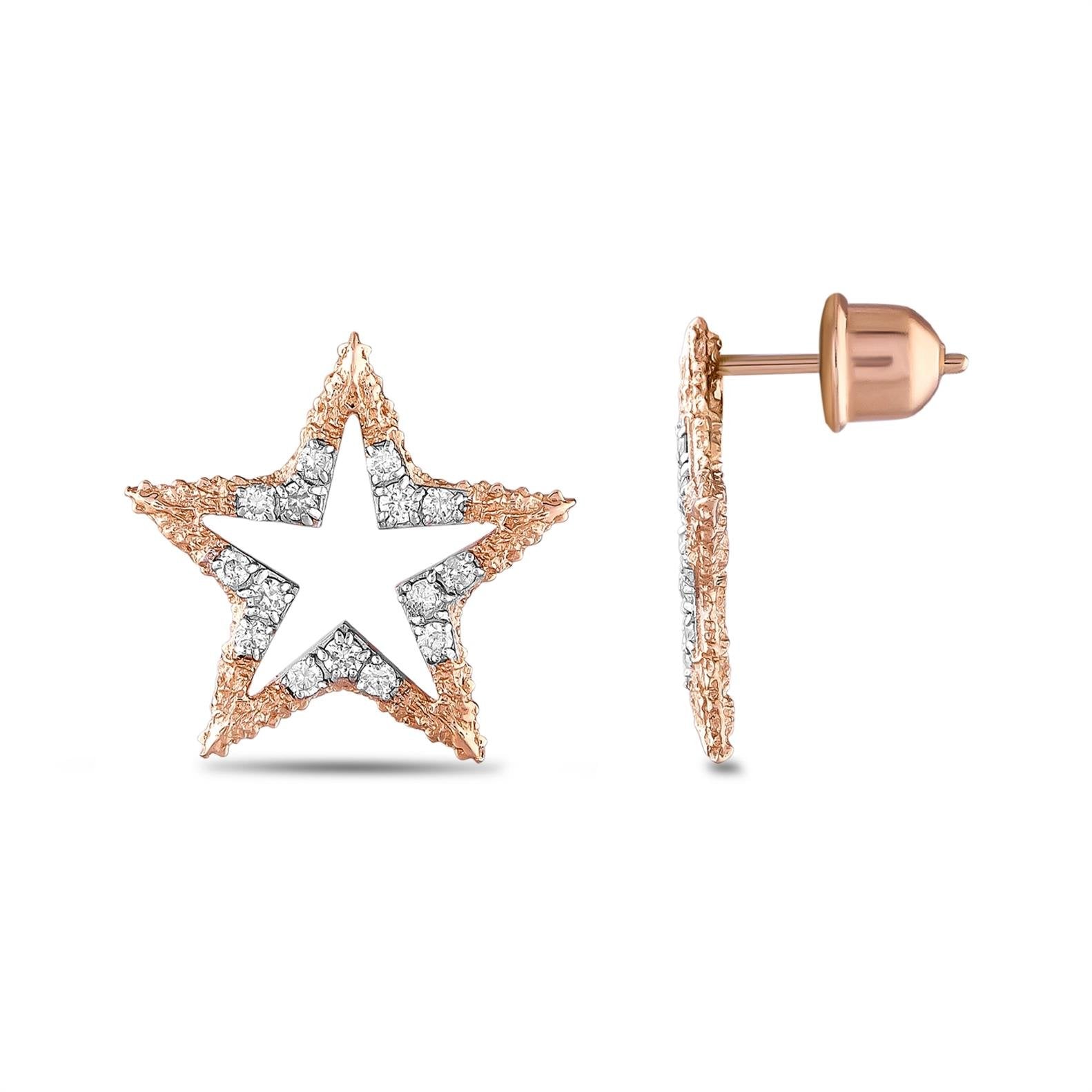 Yıldız Pırlanta Küpe - Image 1